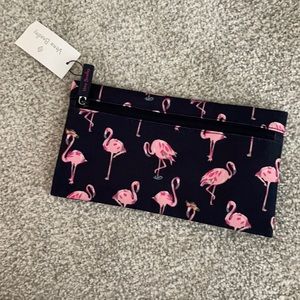 Vera Bradley Double zipper pencil pouch